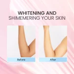 Syahila Care Whitening and Moisturizing Body Serum Before After