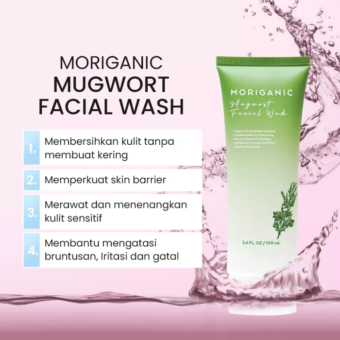 Moriganic Mugwort Facial Wash_Manfaat