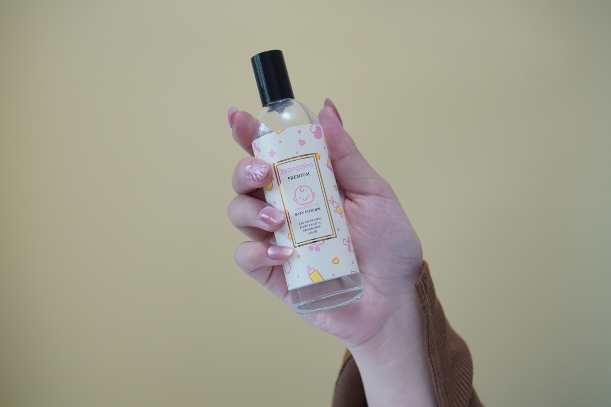 review parfum evangeline baby powder