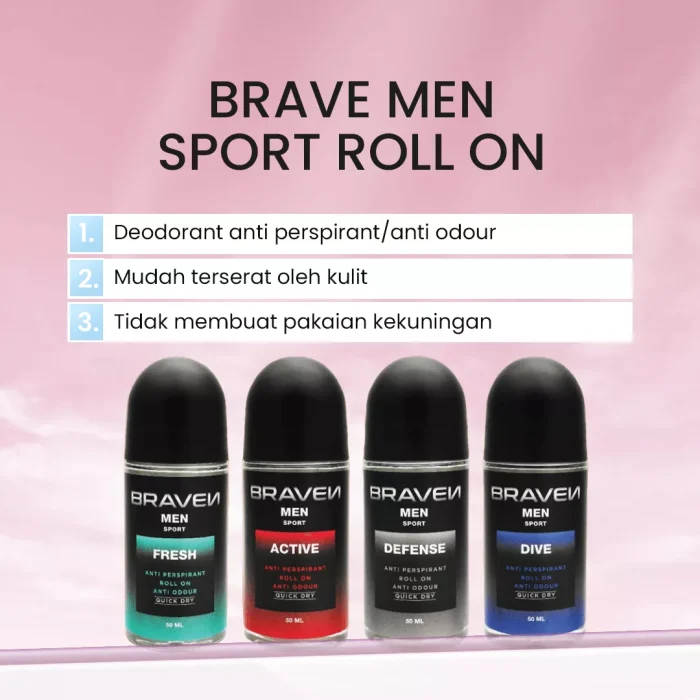 Evangeline Braven Men Sport Roll On_Manfaat