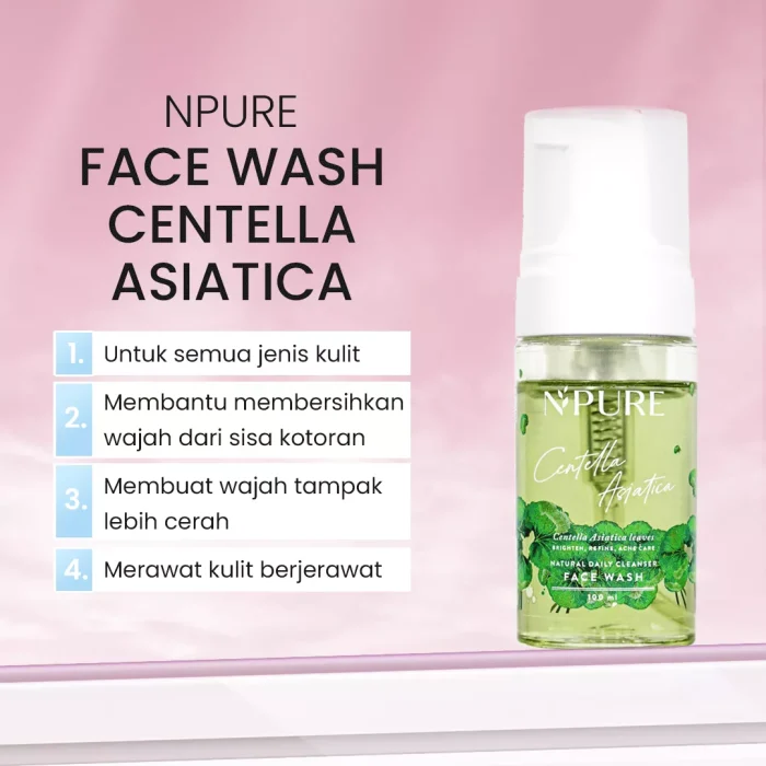 NPURE Face Wash Centella Asiatica Manfaat