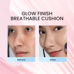 Somethinc Hooman Breathable UV Cushion Cover SPF 35 PA++++ Before After