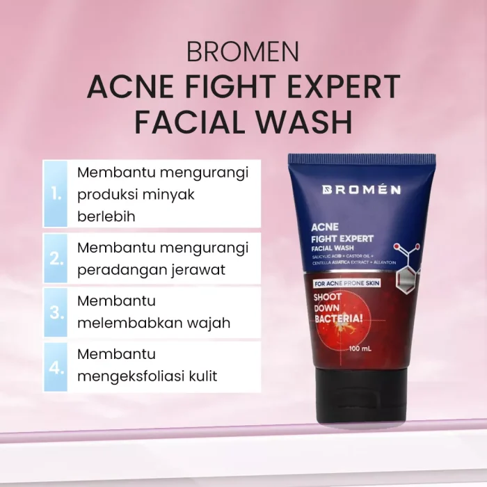 Bromen Acne Fight Expert Facial Wash Manfaat