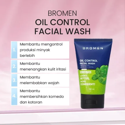 Bromen Oil Control Facial Wash Manfaat