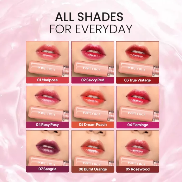 Implora Jelly Tint Series Shades