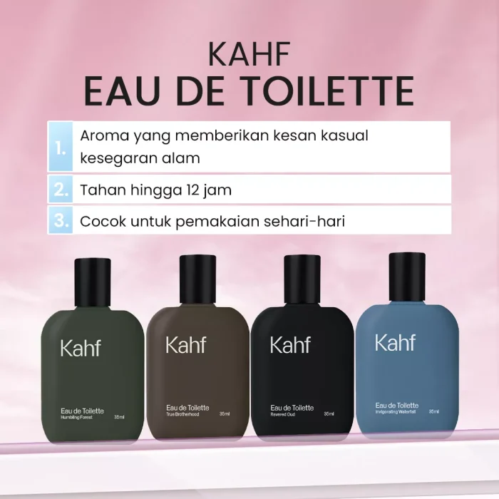 Kahf Eau de Toilette Series Manfaat