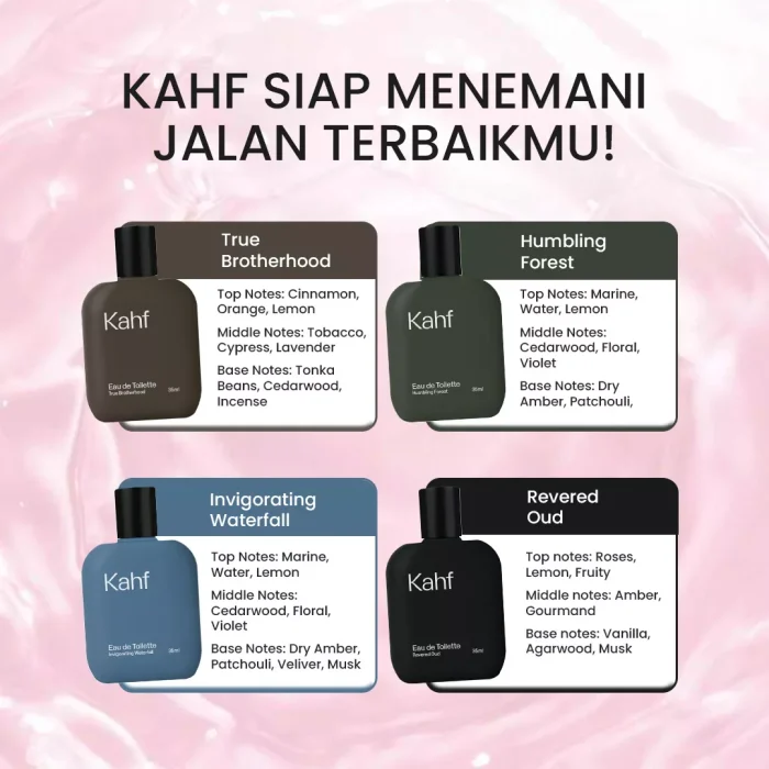 Kahf Eau de Toilette Series Varian