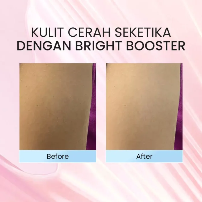 Scarlett Fragrance Brightening Body Lotion Series Before After