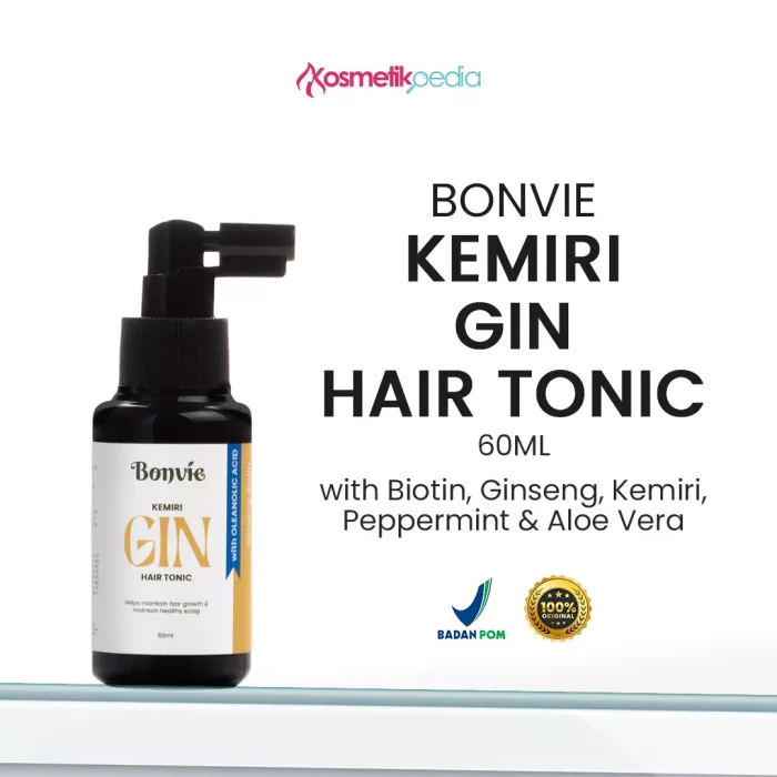 Bonvie Anti Hairfall Kemiri Gin Tonic (60ml) new