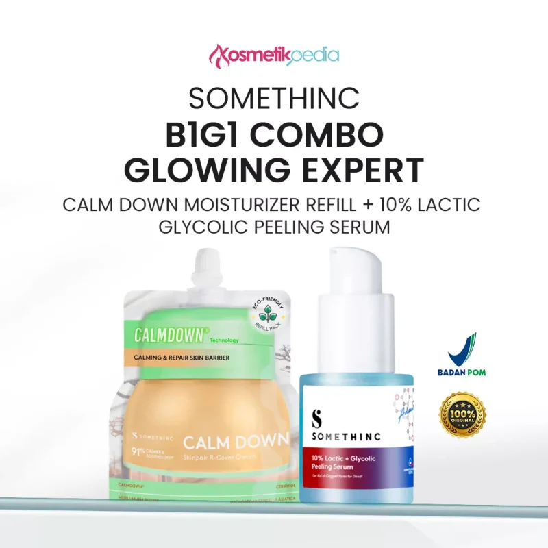 SOMETHINC Calm Down Skinpair R-Cover Cream + Calm Down! Skinpair Barrier Serum B1G1 Bundle