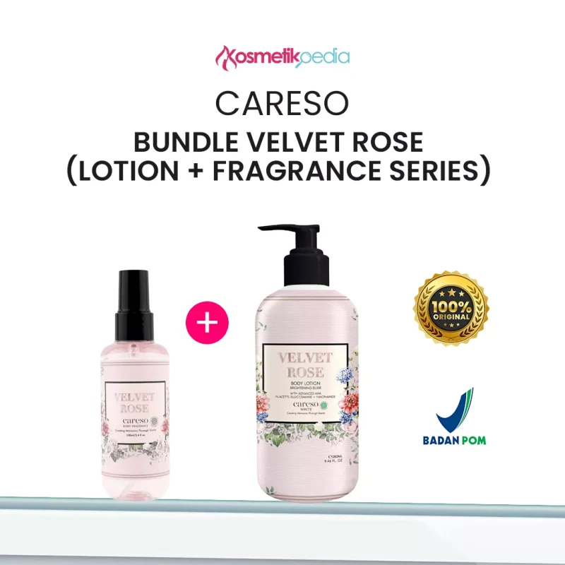 (Bundle) Careso Velvet Rose (Lotion + Fragrance Series) 2 pcs