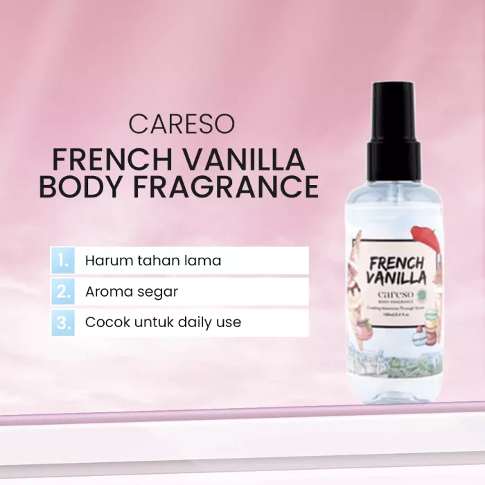 Careso French Vanilla Series (Lotion + Fragrance Combo) -manfaat1