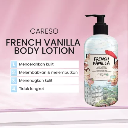 Careso French Vanilla Series (Lotion + Fragrance Combo) -manfaat2