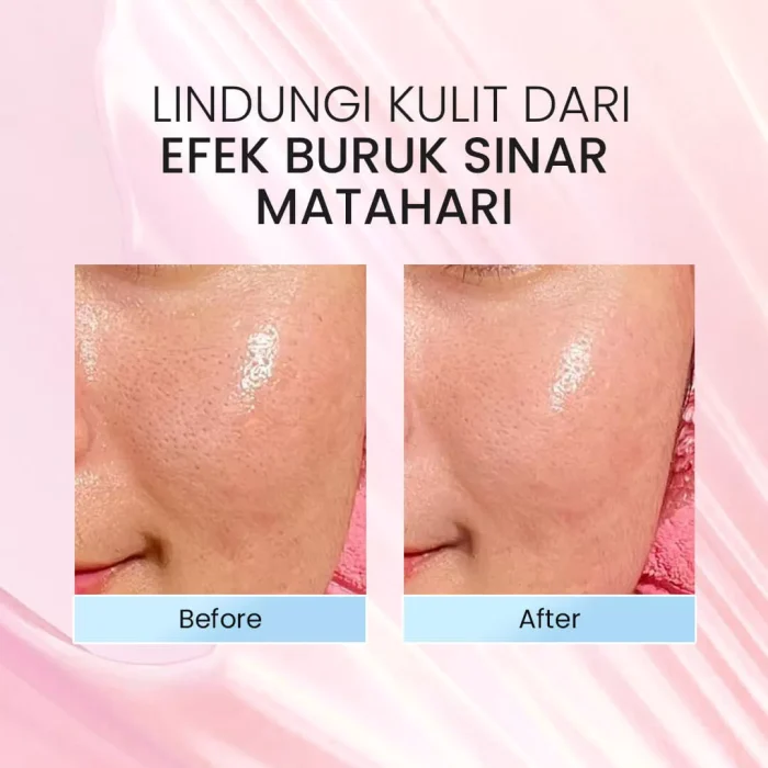 Labore Sensitive Skin Care Physical Sunscreen SPF 50 PA++++ Before after