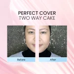 Make Over Perfect Cover Two Way Cake TWC -before after