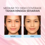 Make Over Powerstay Sync Matte Cushion _Before After