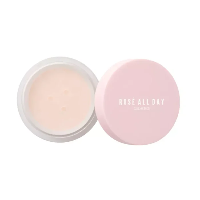 Rose All Day The Realest Lightweight Loose Powder Mini translucent