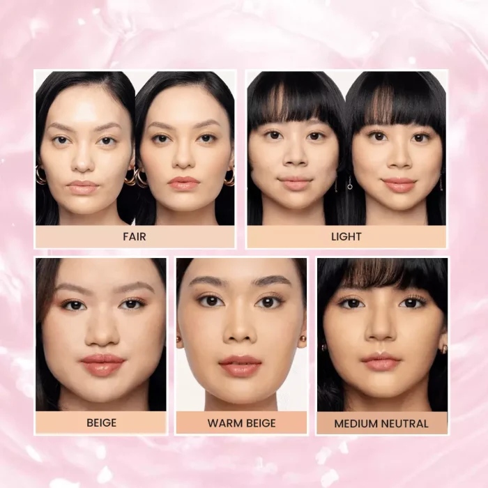 Rose All Day The Realest Lightweight Powder Foundation Two Way Cake shade