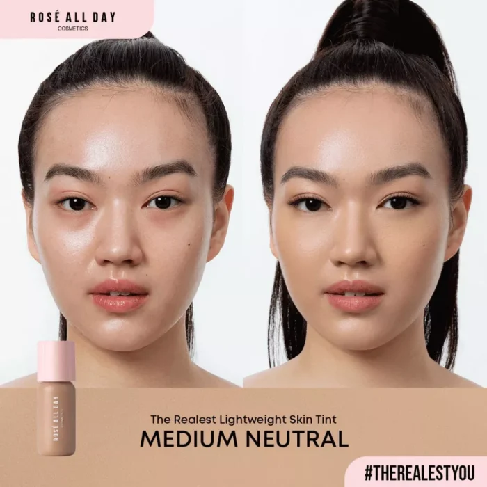 Rose All Day The Realest Lightweight Skin Tint medium neutral