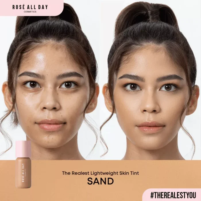 Rose All Day The Realest Lightweight Skin Tint sand