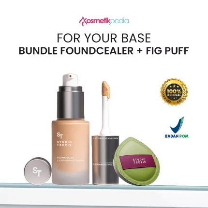 Studio Tropik (2 pcs) For Your Base Bundle Foundcealer + fig puff_