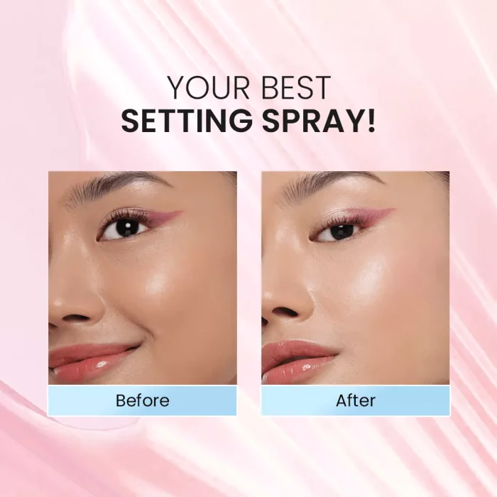 Studio Tropik duo BB Size Setting Spray -before after