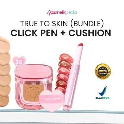 True To Skin - (Bundle) Click Pen + Cushion (True To Skin Juicy Glass Melting Balm_