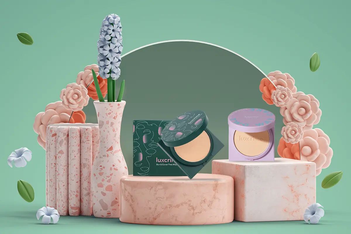 cara memilih shade bedak luxcrime