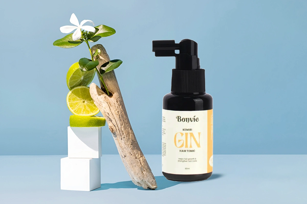 cara pakai hair tonic bonvie