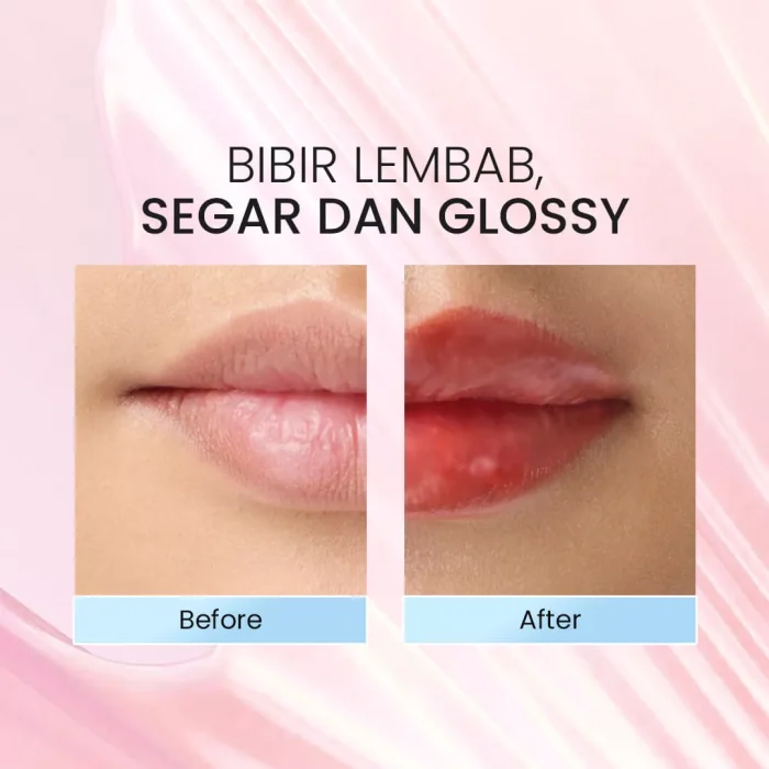 Tavi Gel to Oil Staining Lip Glide_Before after