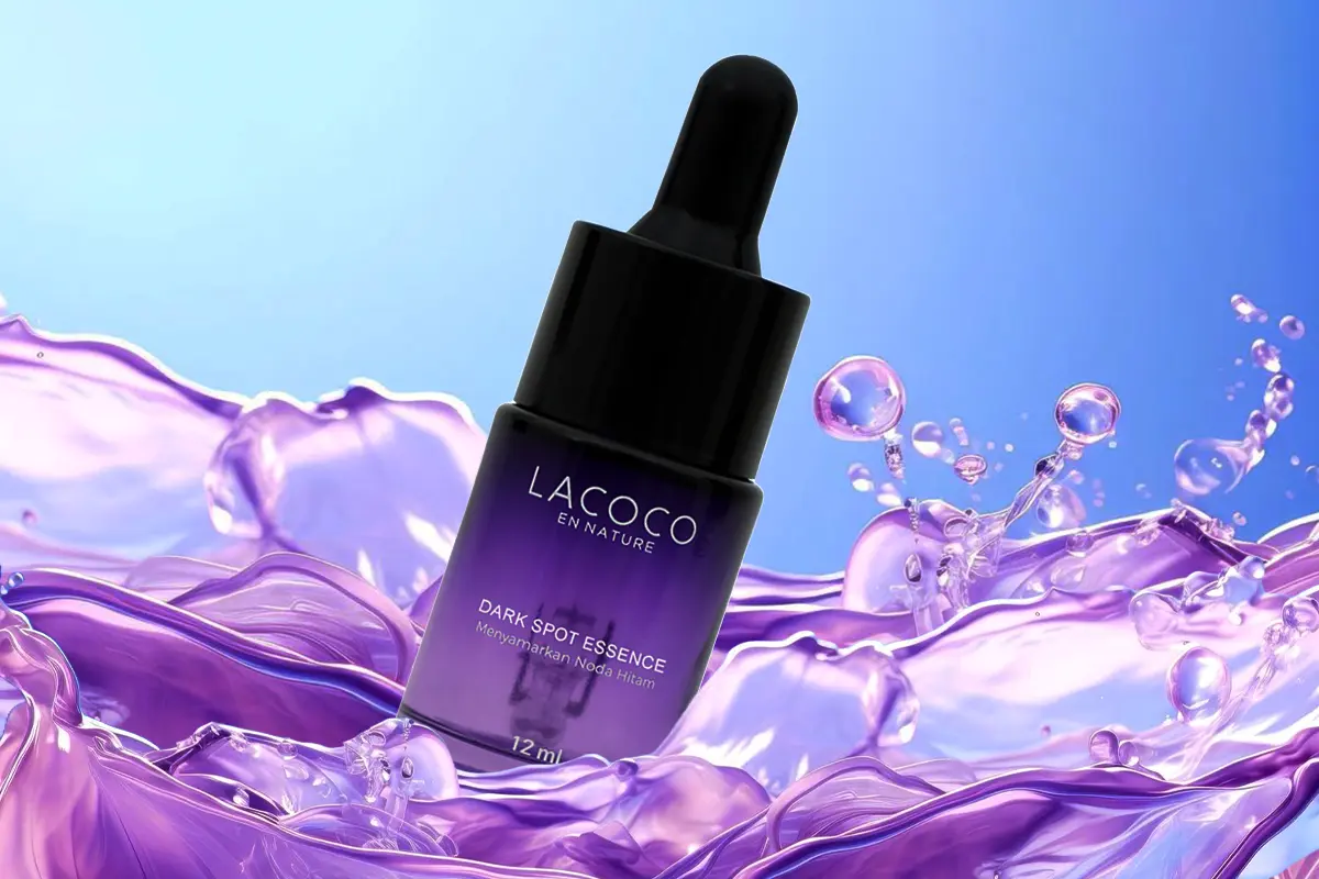 cara pakai lacoco dark spot essence
