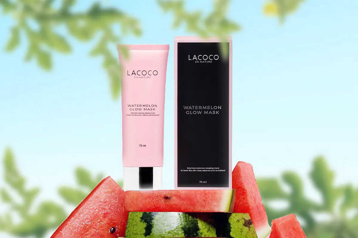 manfaat lacoco watermelon glow mask