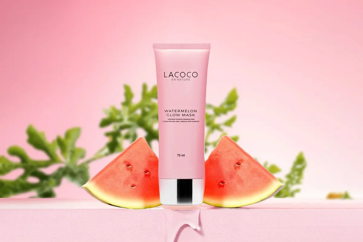 review lacoco watermelon glow mask
