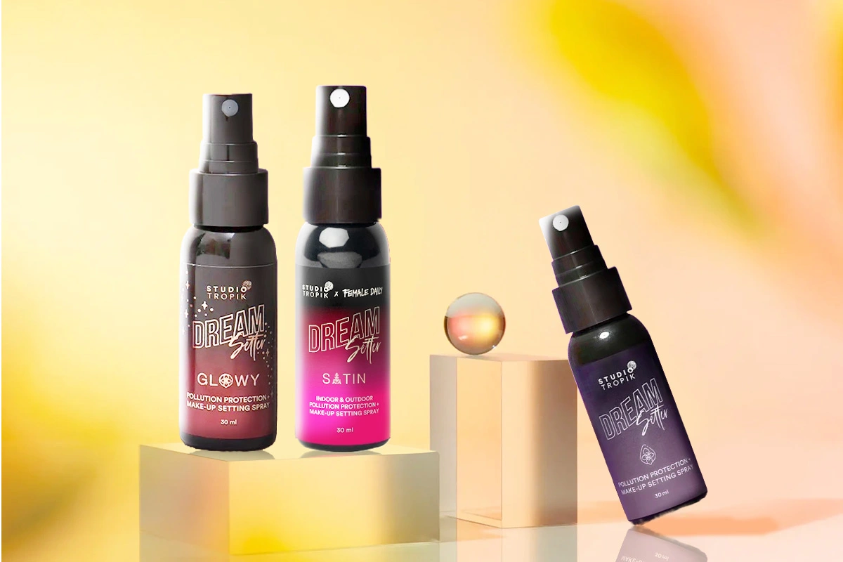 review setting spray studio tropik